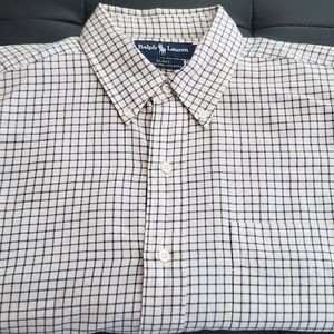 Long Sleeve Classic-Fit super comfortable cotton  Polo button down Shirt Mens L